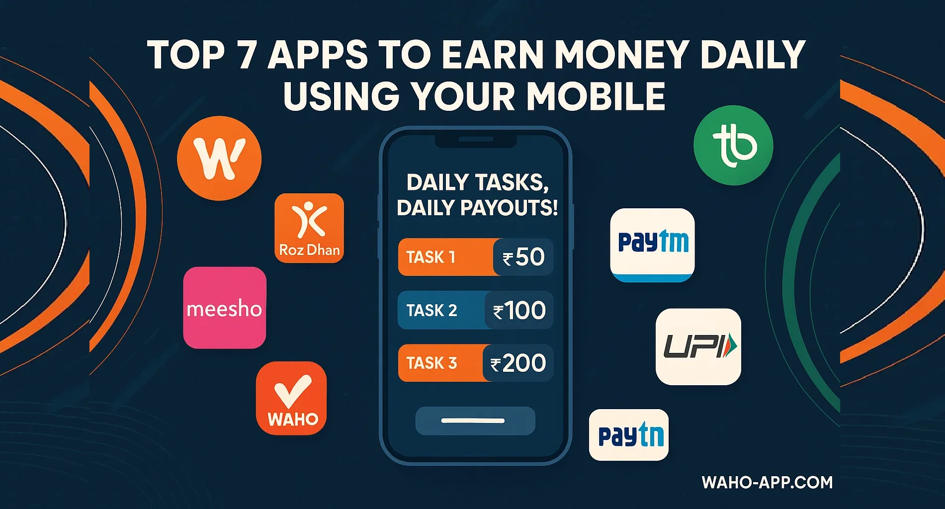 Top 7 Apps to Earn Money Daily Using Your Mobile